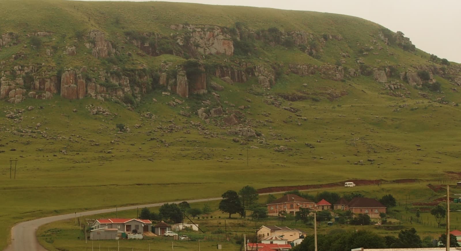 The hills and cliffs of KwaBushula, Lusikisiki, near KwaNomzi Boutique Lodge